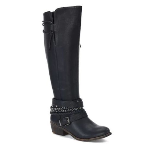 SO Shoes - SO Leather Statement/Riding Knee High Boots NIB